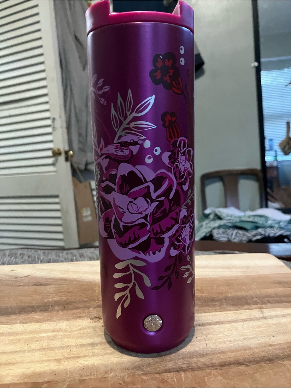 Starbucks Pink Rose Berry Corsage Tumbler